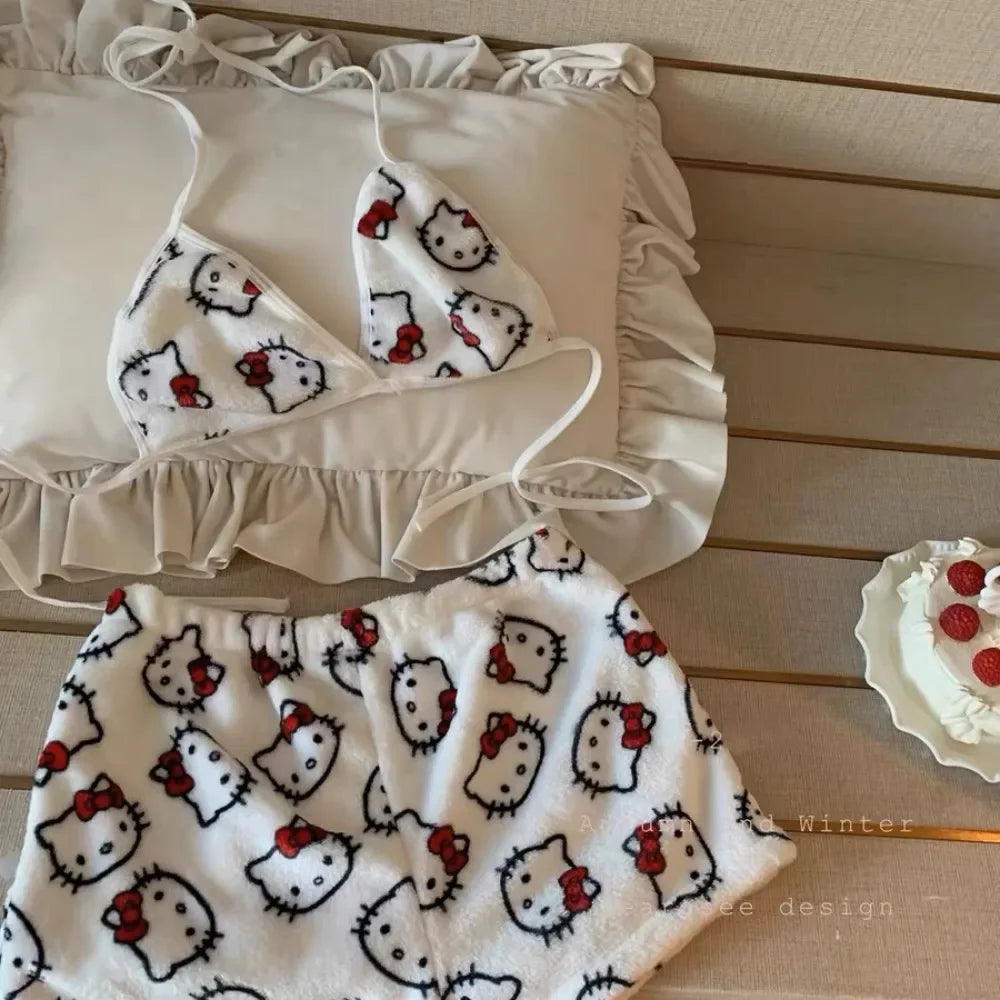 Sommerpyjamas med Cartoon-design