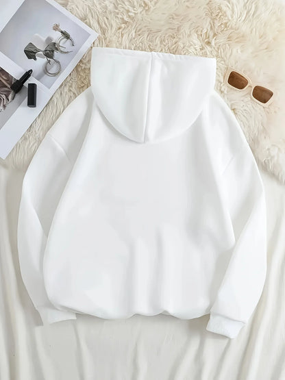 Mönstrad huvtröja – Slim fit