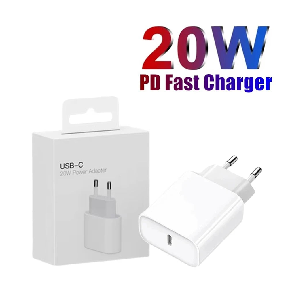20W Hurtiglader USB-C til iPhone