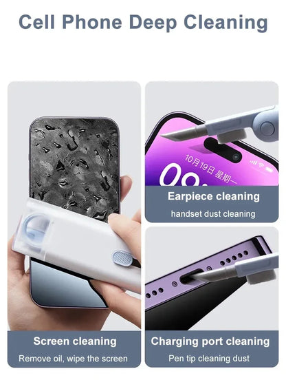 7-i-1 Rengjøringssett for Øretelefoner og Tastatur