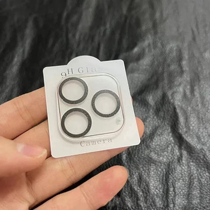 Glitterdeksel med kamerabeskyttelse til iPhone