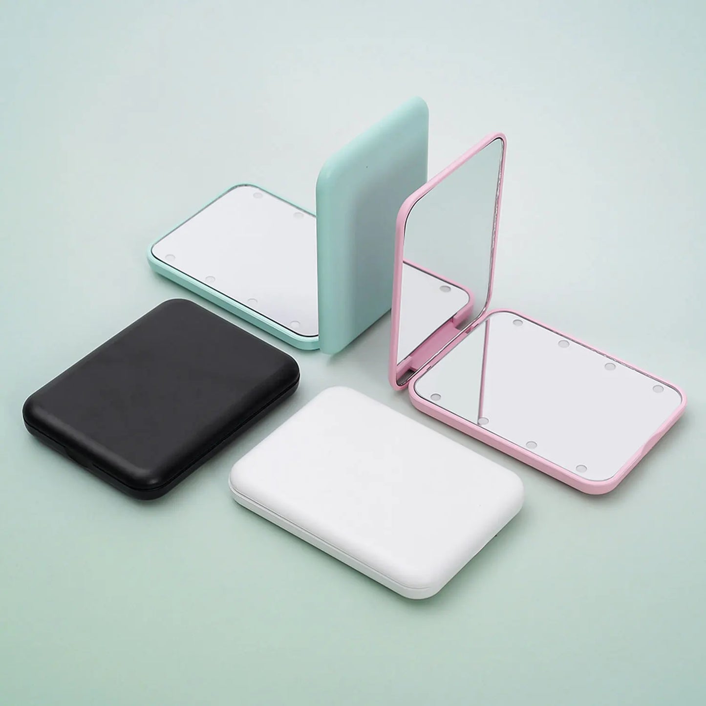 Kompakt Sminkespeil med LED-lys