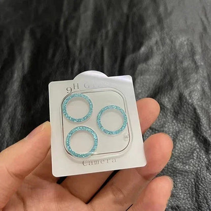 Glitterdeksel med kamerabeskyttelse til iPhone