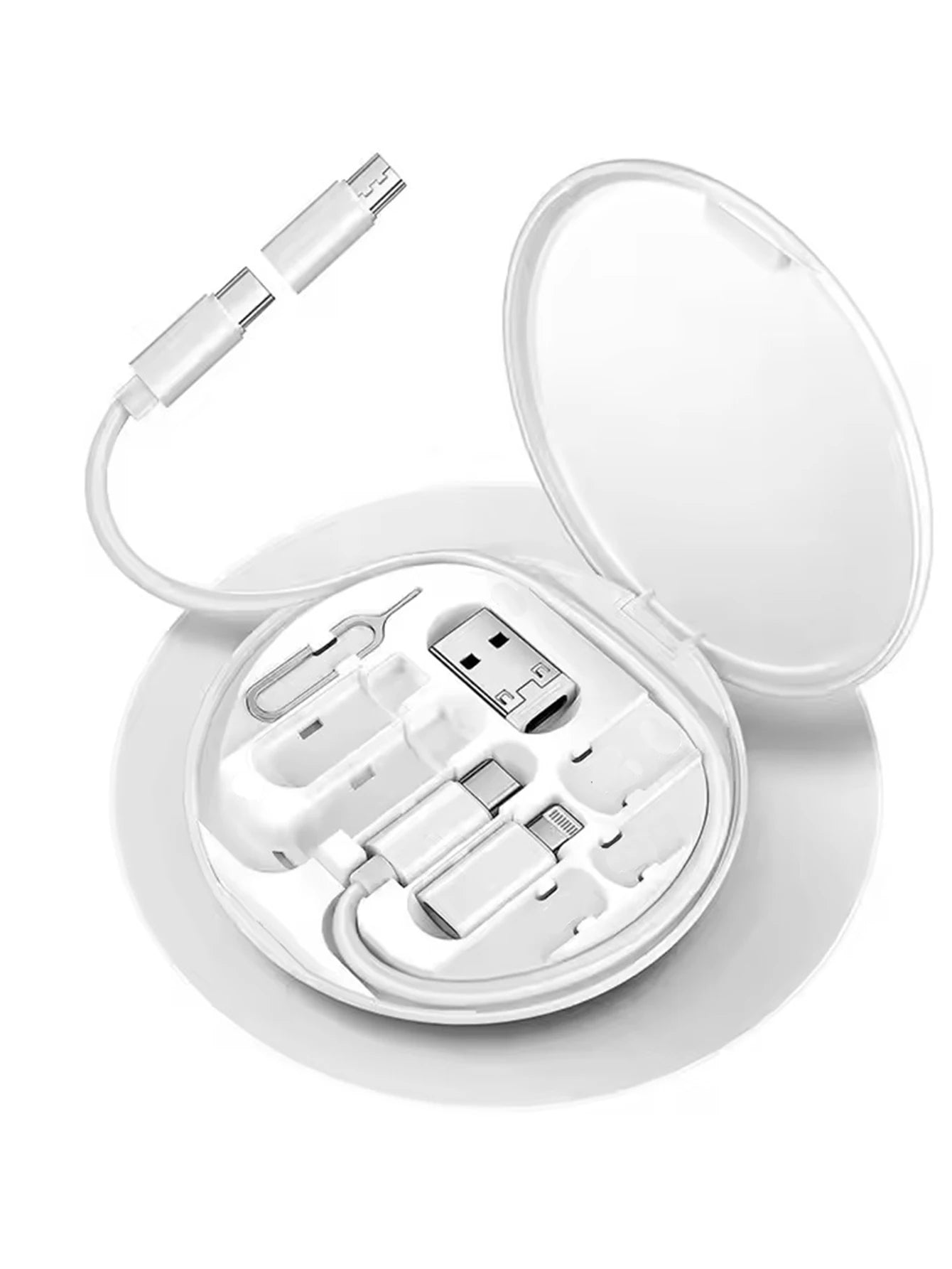 6-i-1 Multifunksjon Ladekabel USB-C - 60W Hurtiglading