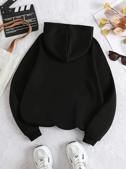 Mönstrad huvtröja – Slim fit