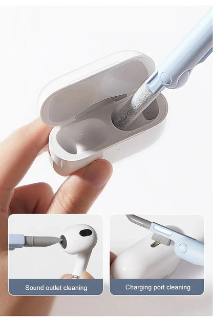 7-i-1 Rengjøringssett for Øretelefoner og Tastatur