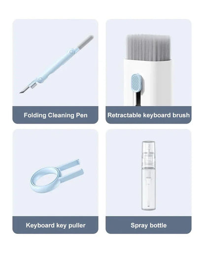 7-i-1 Rengjøringssett for Øretelefoner og Tastatur